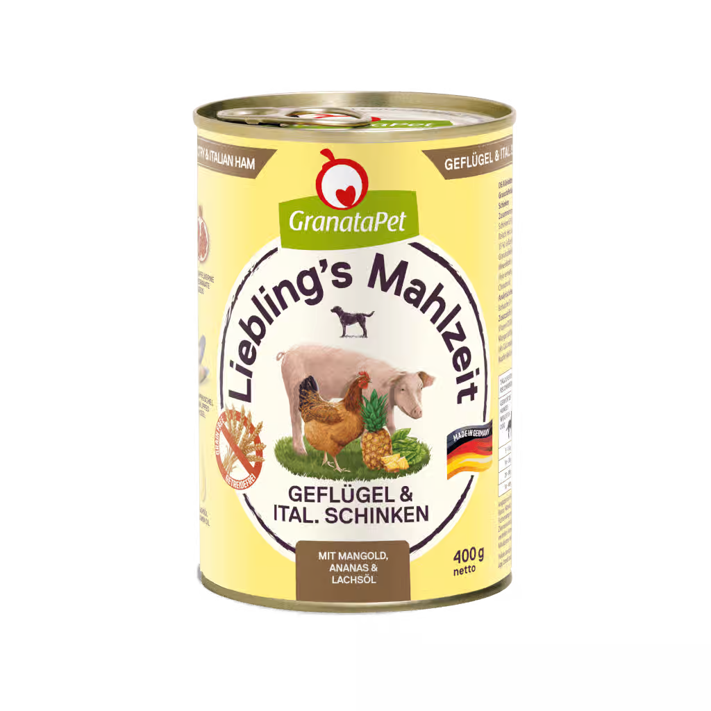 Liebling's Mahlzeit Dog Wet Food - Poultry & Italian Ham