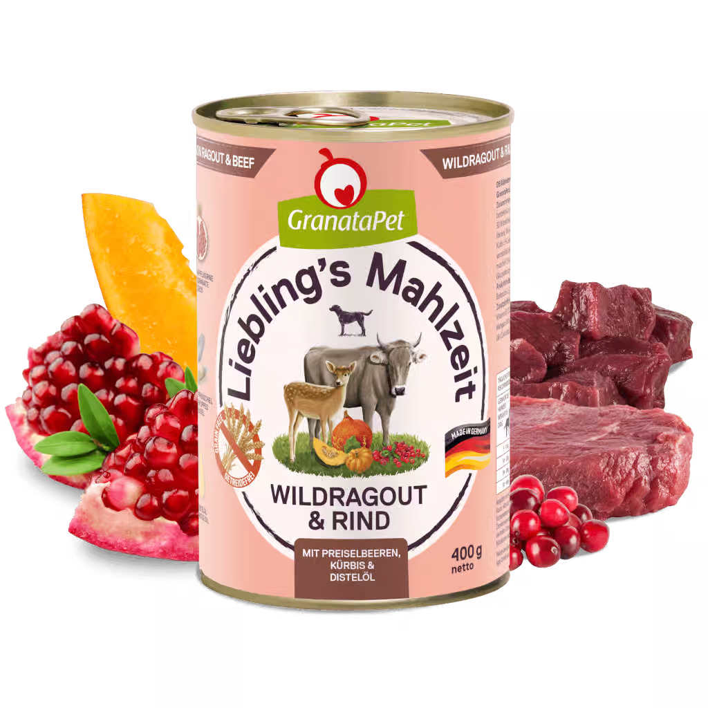 Liebling's Mahlzeit Dog Wet Food - Venison Ragout & Beef
