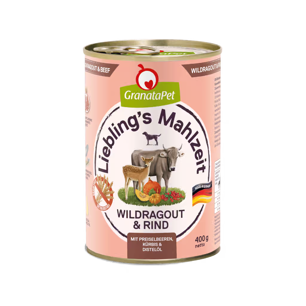 Liebling's Mahlzeit Dog Wet Food - Venison Ragout & Beef