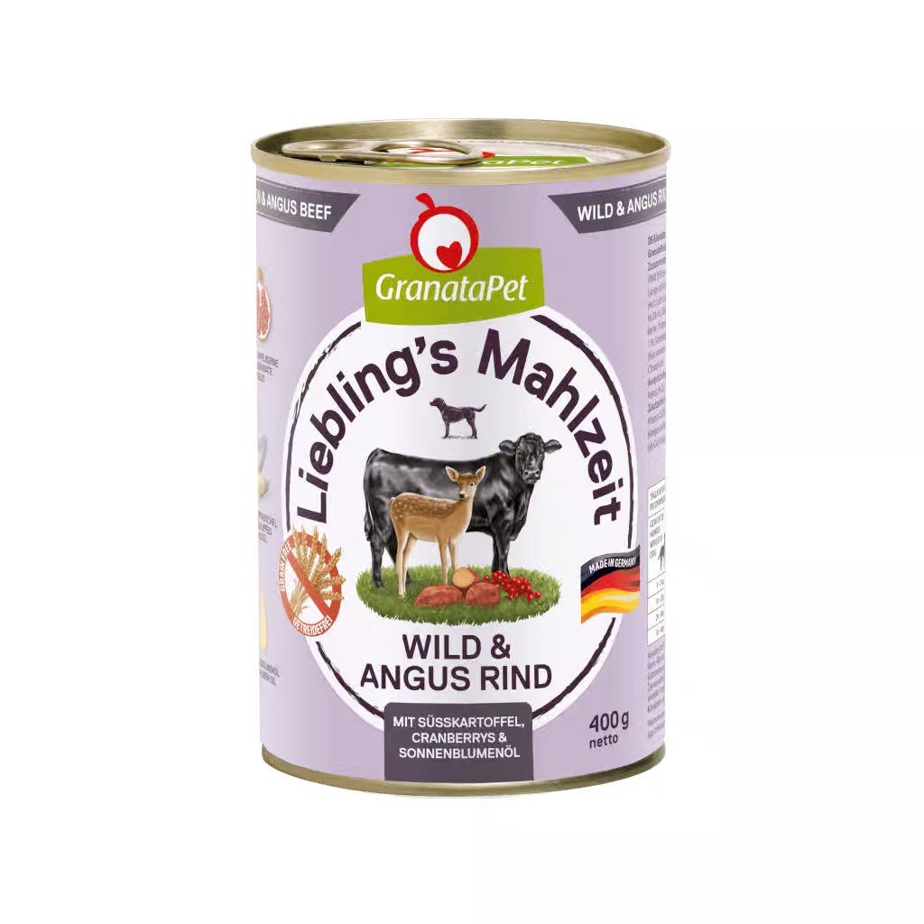 Liebling's Mahlzeit Dog Wet Food - Venison & Angus Beef